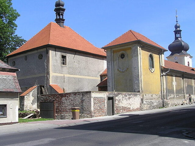 Kaple Svatých schodů v ambitech křížové chodby Lorety v Rumburku